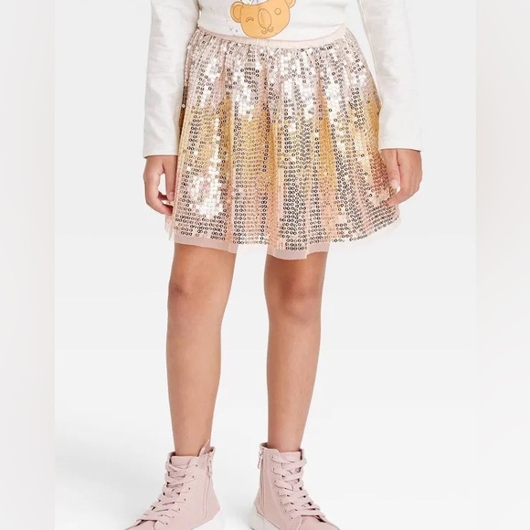 Cat & Jack Other - 💥Bundle for 50% off💥 Cat and Jack Girls ombré sequin skirt